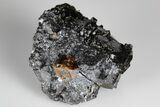 Fluorescent Zircon Crystal in Biotite Schist - Norway #175850-1